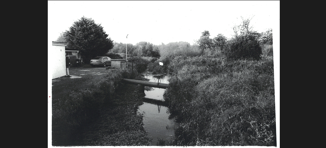 Photograph overlooking a bridge